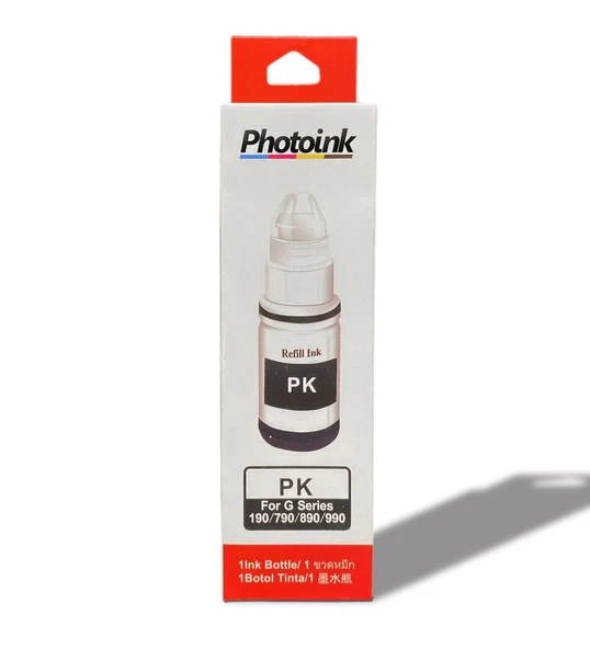 5 yada 6 Kartuşlu Canon uyumlu 70 ml PBK Siyah PİGMENT ürün görseli 1
