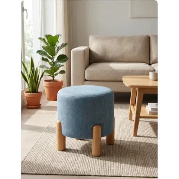 Solf Blue Puf ürün görseli 1