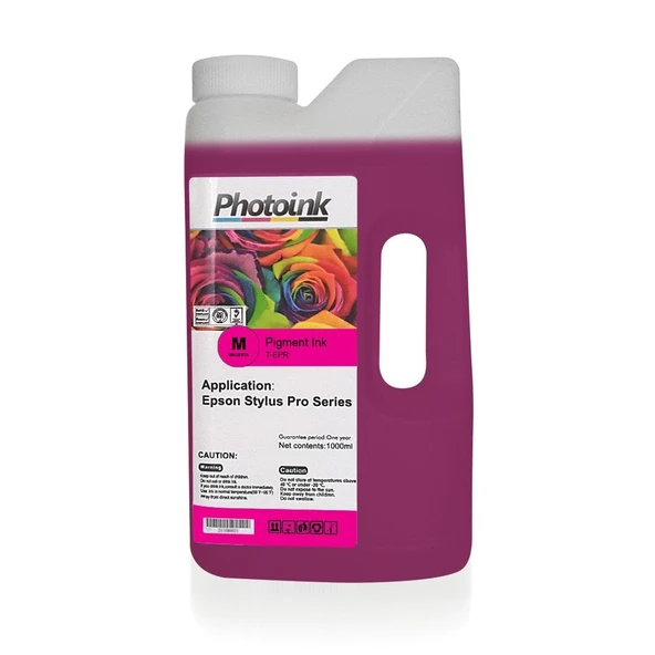 EPSON Stylus Pro için 1000 ml KIRMIZI MAGENTA Pigment Plotter Mürekkep (T-EPR) ürün görseli 1