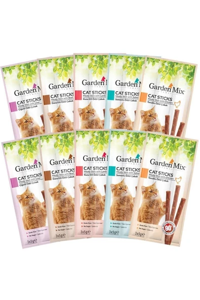 Gardenmix Garden Mix 10 Paket Stick Kedi Ödülü 30*5 Gr ürün görseli 1