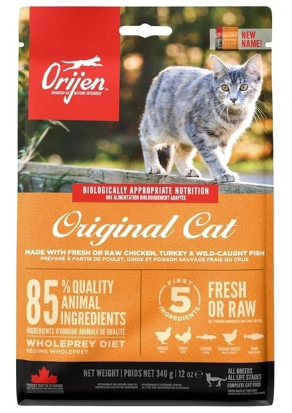 Orijen Original Cat Kitten Tahılsız Tavuklu Yavru Ve Yetişkin Kedi Maması 1.8 Kg ürün görseli 1