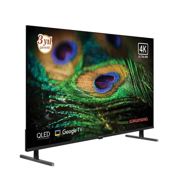 Grundig 65 GQ 750 A 4K Ultra HD 65" 165 Ekran Uydu Alıcılı Google Smart QLED TV ürün görseli 1