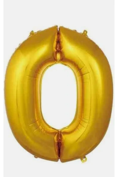 ikm balon Rakam Folyo Balon Altın0 ürün görseli 1