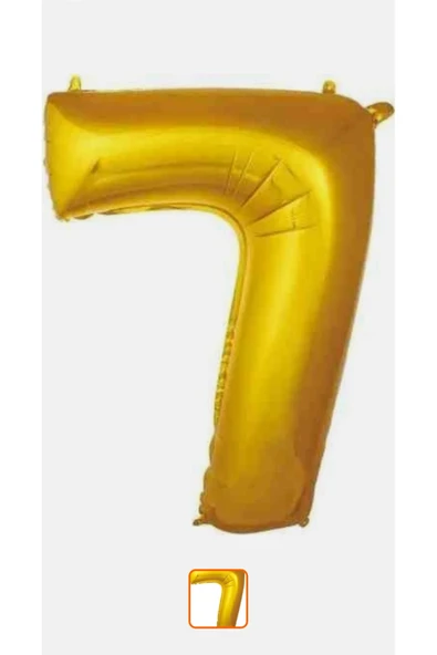 ikm balon Rakam Folyo Balon Altın7 ürün görseli 1