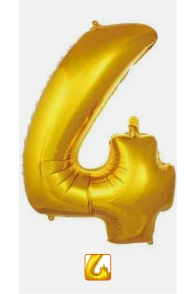 ikm balon Rakam Folyo Balon Altın ürün görseli 1