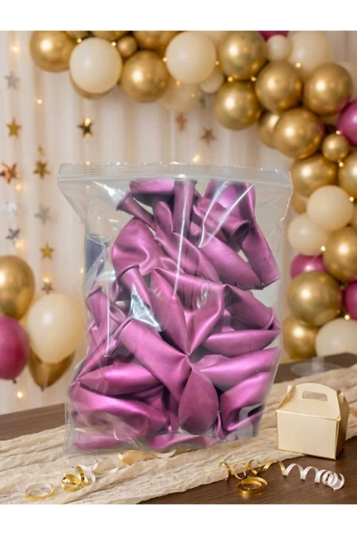 HBK Balon Krom Balon Çeşitleri (11 inç 20 adet) Chery ürün görseli 1
