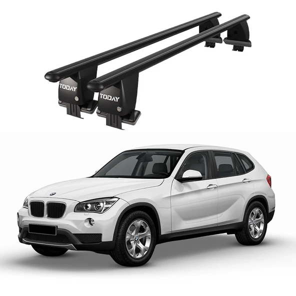 Royal Bmw X1 (2012-2015) Uyumlu Siyah Kilitli Ara Atkı Port Bagaj Tavan Barı ürün görseli 1