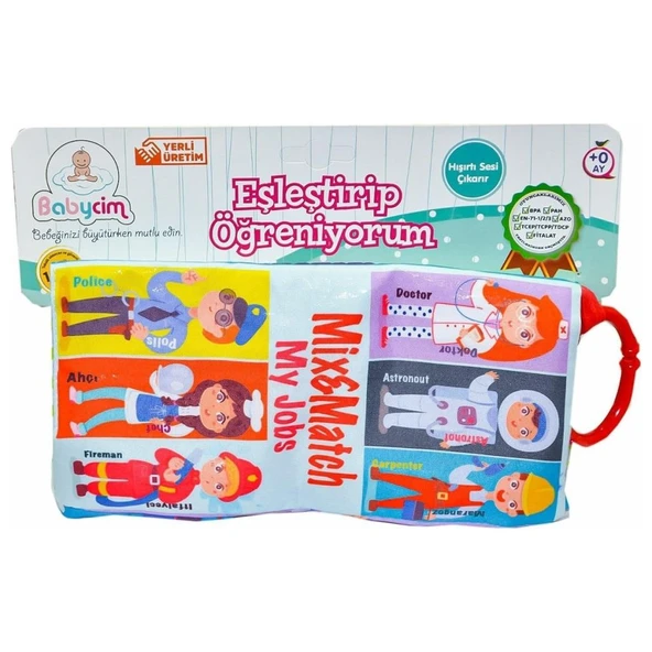 URT003-20 Eşleştirip Öğreniyorum Meslekler - Birlik Toys ürün görseli 1
