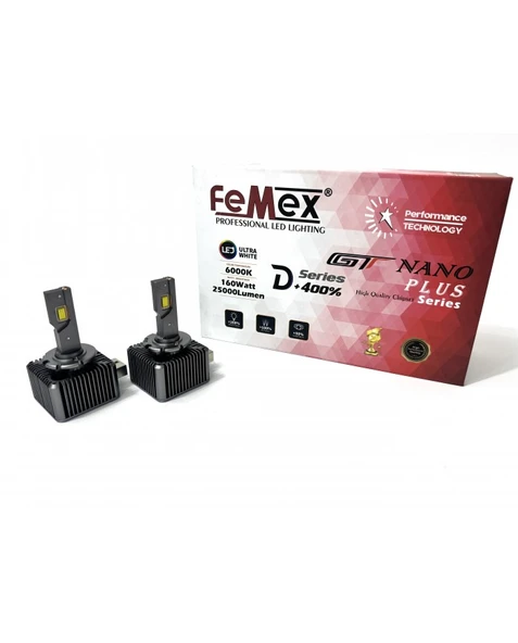 FEMEX BMW 7 Serisi E65 LCi 2005-2008 KISA FAR LED AMPUL D1S GT NANO PLUS ürün görseli 1