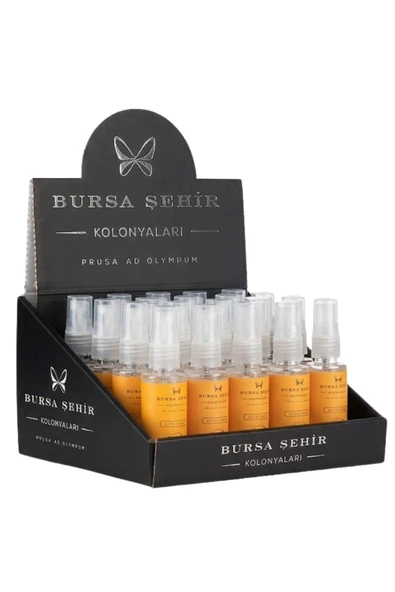 Bursa Şehir Kolonyaları, 20'li Altın Limon Kolonyası, Mini Set, Çanta Boy ürün görseli 1