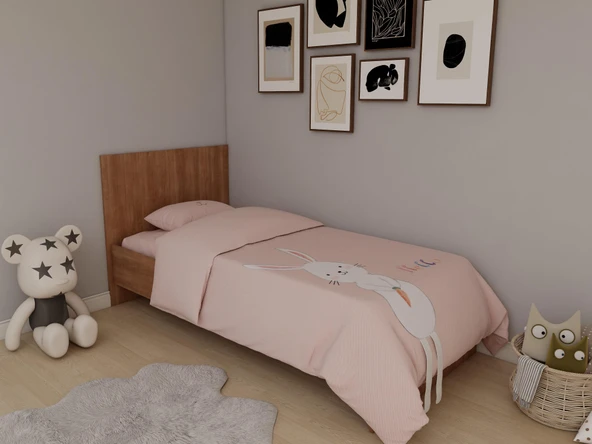 Letto Tek Kişilik Karyola Marbellakiraz Renk ürün görseli 1