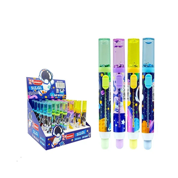 Mikro ER-4575 Space High Sürgülü Silgi 36 Li ürün görseli 1