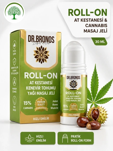 DR.BRONOS At Kestanesi Roll-on Masaj Jeli 30 ml ürün görseli 1