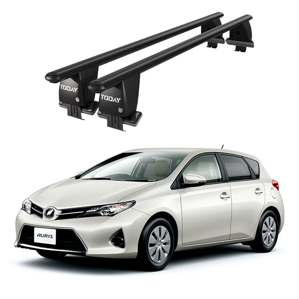Royal Toyota Auris / Corolla (2012-2018) Uyumlu Siyah Kilitli Ara Atkı Port Bagaj Tavan Barı ürün görseli 1