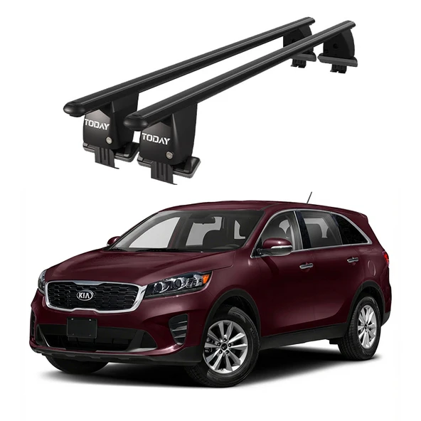 Royal Kia Sorento (2019-2020) Uyumlu Siyah Ara Atkı Port Bagaj Tavan Barı ürün görseli 1