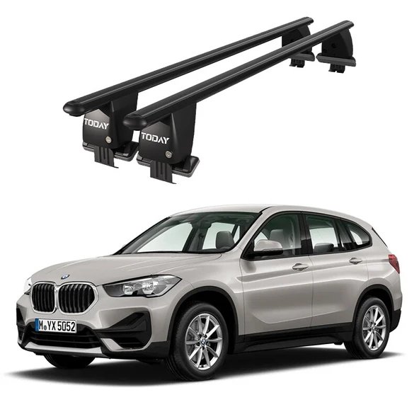 Royal Bmw X1 (F48) (2015-2019) Uyumlu Siyah Ara Atkı Port Bagaj Tavan Barı ürün görseli 1