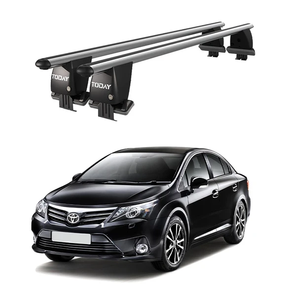 Royal Toyota Avensis (2009-2011) Uyumlu Gri Kilitli Ara Atkı Port Bagaj Tavan Barı ürün görseli 1