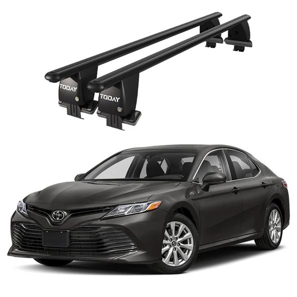Royal Toyota Camry (2017 ve Sonrası) Uyumlu Siyah Kilitli Ara Atkı Port Bagaj Tavan Barı ürün görseli 1