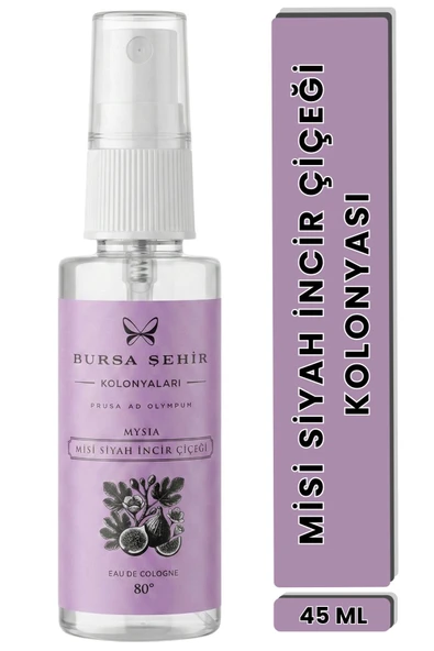 Misi Siyah İncir Çiçeği Kolonyası 45 ml Sprey Cep Boy 80° ürün görseli 1