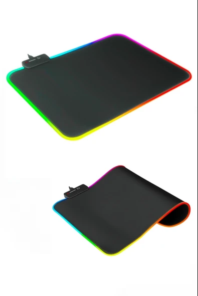 Siyah 252X328X3Mm Rgb Ledli Gaming Mouse Pad Mp-21 ürün görseli 1