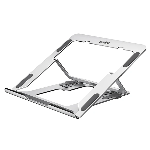 S-Link Sl-Al11 Gümüş 6 Açılı Katlanabilir Alüminyum Laptop Stand ürün görseli 1