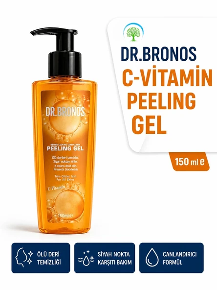 DR.BRONOS C Vitamin Peeling Jel 150 ml ürün görseli 1