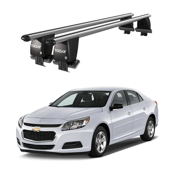 Royal Chevrolet Malibu VIII (2012-2016) Uyumlu Gri Kilitli Ara Atkı Port Bagaj Tavan Barı ürün görseli 1