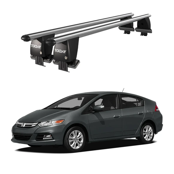 Royal Honda Insight III (2009-2014) Uyumlu Gri Kilitli Ara Atkı Port Bagaj Tavan Barı ürün görseli 1