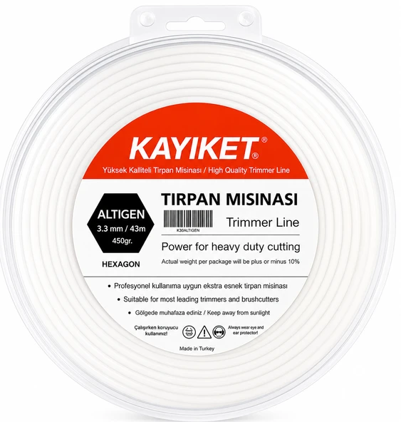 KAYIKET ALTIGEN TIRPAN MİSİNASI 43 METRE 3,3 mm 450 gr ürün görseli 1