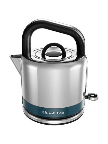 Russell Hobbs 1,5 L Su Isıtıcısı Paslanmaz Çelik Gizli Rezistans Mavi Renkli Otomatik Kapanma 26421-70/RH ürün görseli 1