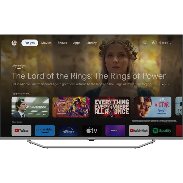 Grundig Rio 50 GHU 8900 S 4K Ultra HD 50" 127 Ekran Uydu Alıcılı Google Smart LED TV ürün görseli 1