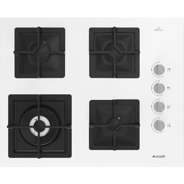 Arçelik OCD K 651 DWYB Gazlı Cam Tablalı Ocak ürün görseli 1