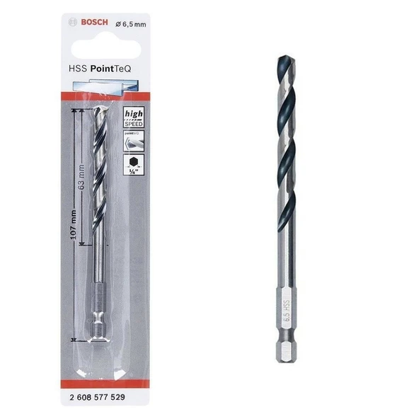 Pointteq Altıgen Şaftlı Hss Matkap Ucu 6,5 mm ürün görseli 1