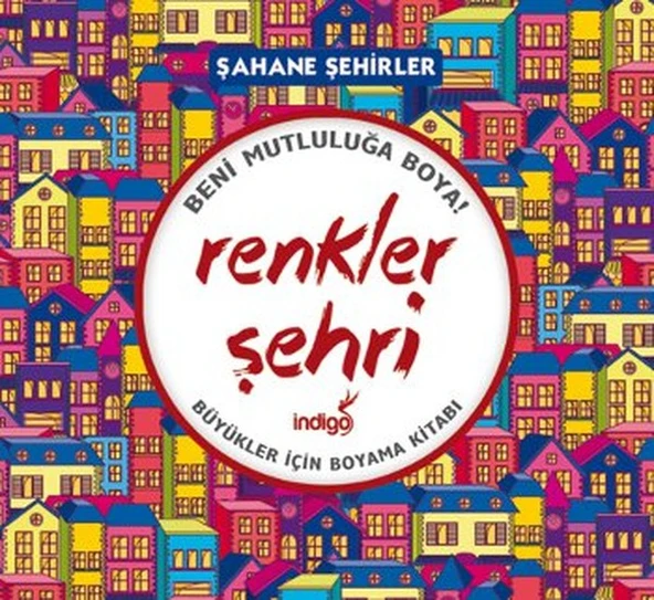 Renkler Şehri - Şahane Şehirler (Büyükler İçin Boyama Kitabı) ürün görseli 1