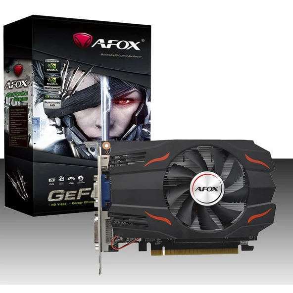 AFOX GEFORCE GTX750TI 4GB DDR5 AF750TI-4096D5H5-V3 ürün görseli 1