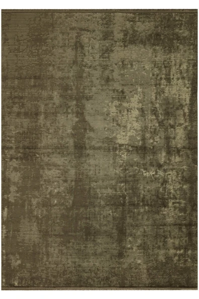 Yeşil Rengi Vintage Bambu Altı Kaymaz Makine Dokuma Halı 120 X 180 ürün görseli 1