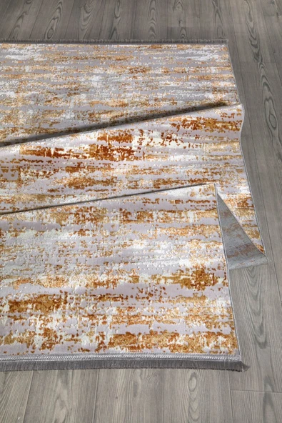 Terra Renkli Füme Serisi Yanar Döner Altı Kaymaz Yıkanabilir Halı 200 X 290 ürün görseli 1