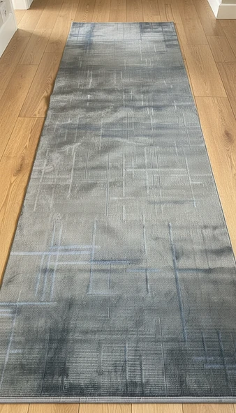 Lacivert Renk Lotus Bambu Model Altı Kaymaz Makine Dokuma Halı 160 X 230 ürün görseli 1