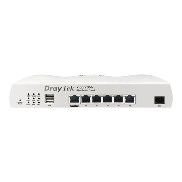 Draytek Vigor 2866 VDSL2 & ADSL2 Router Modem ürün görseli 1