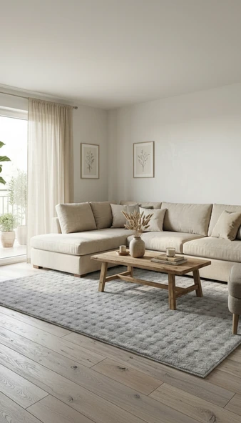 Dream Soft Gri Yumuşak Yüzeyli Kaymaz Makinede Yıkanabilir Halı 80 X 150 ürün görseli 1