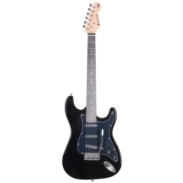 Angel AEG111-BK Siyah Elektro Gitar ürün görseli 1