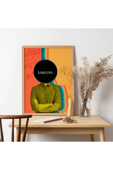 UNT Ahşap Çerçeveli Modern Art Tablo Çok Renkli 30 x 40 ürün görseli 1