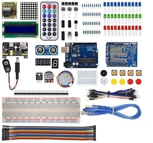 Arduino Uno R3 Full Başlangıç Seti Kutulu 145 Parça 310 Adet Set ürün görseli 1