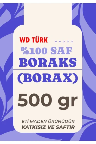 WD Türk WD Türk Boraks 500 gr %100 Saf ve Doğal ürün görseli 1