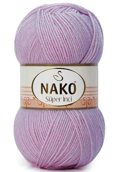 Nako Süper İnci 6880 Lila 5 Adet Örgü İpi ürün görseli 1