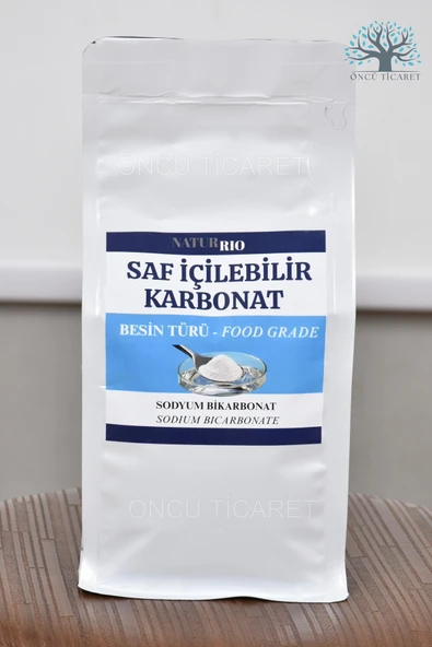 NATURRIO NATURRIO Saf Karbonat, İçilebilir Sodyum Bikarbonat 900 gr - İngiliz Karbonatı ürün görseli 1