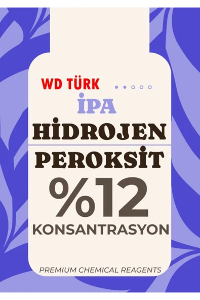 WD Türk WD Türk Hidrojen Peroksit %12 Oksijenli Su Perhidrol 10 lt ürün görseli 1