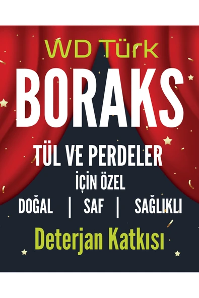 WD Türk WD Türk Saf Boraks | Tül Perdeler İçin Özel | 3 kg ürün görseli 1