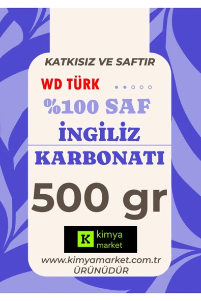 WD Türk WD Türk İngiliz Karbonatı 500 gr ürün görseli 1