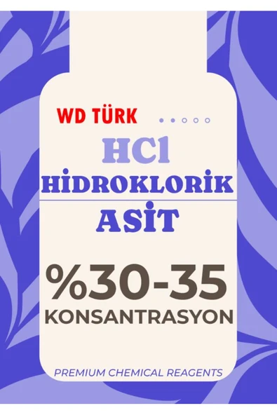WD Türk WD Türk Hidroklorik Asit %30-35 10 kg ürün görseli 1